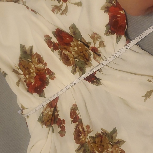 Floral High-Low Romper Sun Dress! Size M - Picture 6 of 6